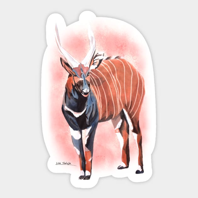 Bongo - Antelope Sticker by lucafon18